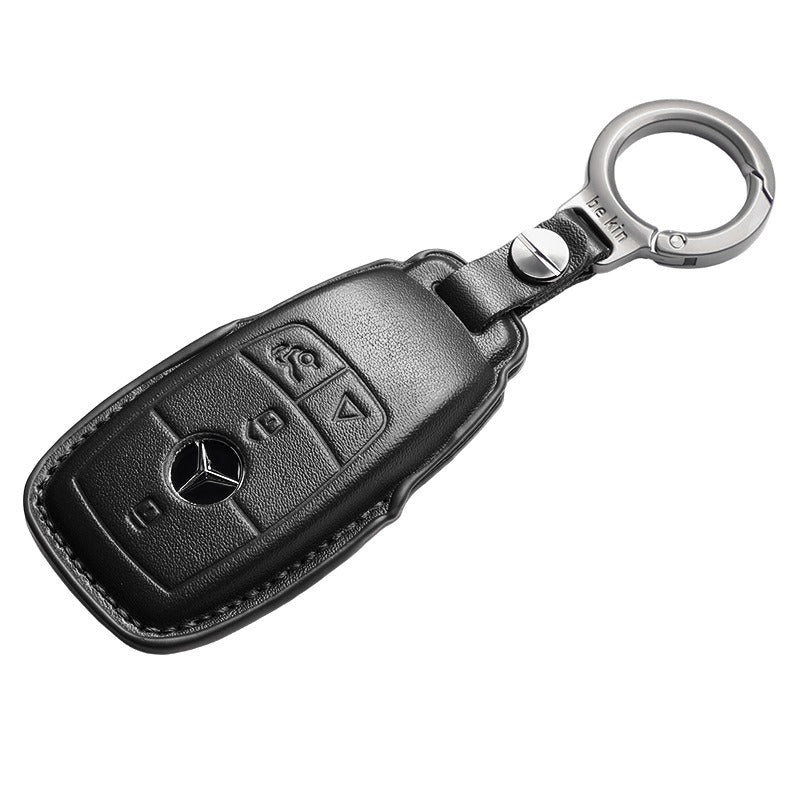 Mercedes-Benz E300L GLC GLE Leather Key Case(#MB330)