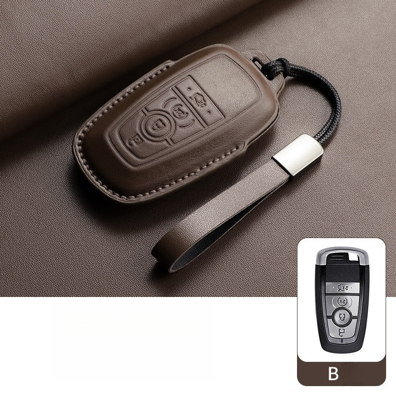 Lincoln MKZ Aviator Nautilus Leather Key Case(#LI331)