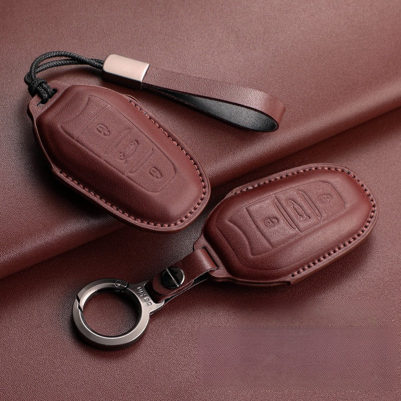 Citroën C5 X C6 Aircross Leather Key Case(#CI337)