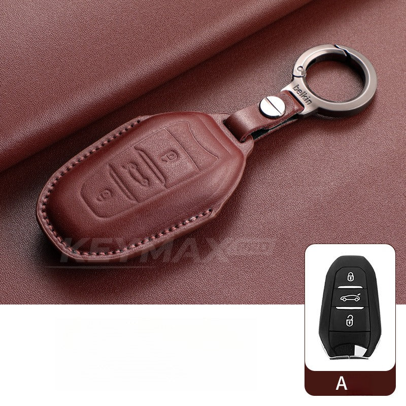 Citroën C5 X C6 Aircross Leather Key Case(#CI337)