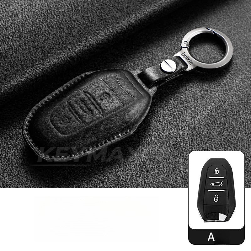 Citroën C5 X C6 Aircross Leather Key Case(#CI337)