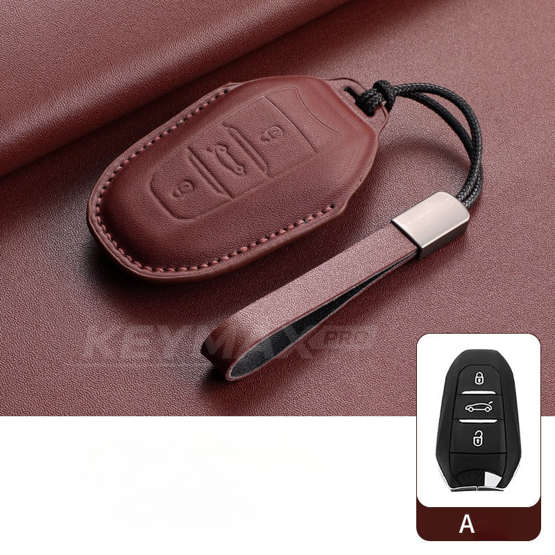 Citroën C5 X C6 Aircross Leather Key Case(#CI337)
