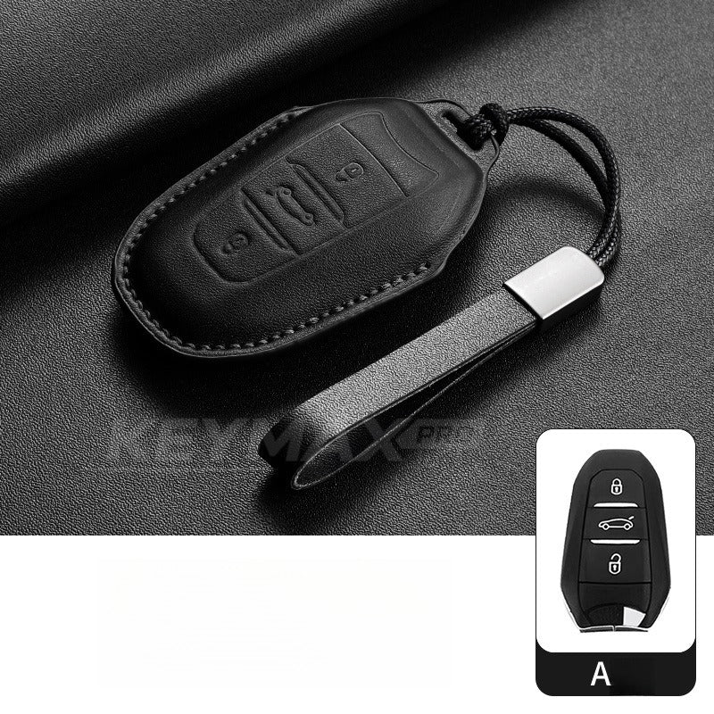 Citroën C5 X C6 Aircross Leather Key Case(#CI337)