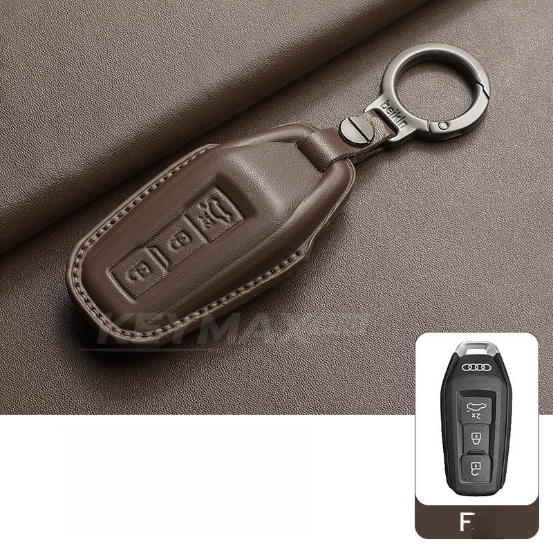 Audi A5L Q5L Handmade Leather Key Case(#AU338)