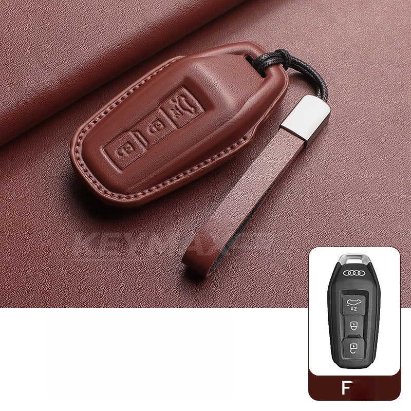 Audi A5L Q5L Handmade Leather Key Case(#AU338)