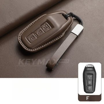 Audi A5L Q5L Handmade Leather Key Case(#AU338)