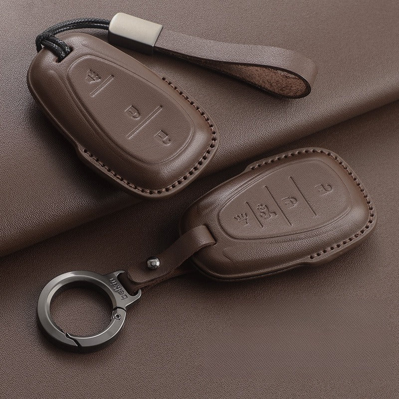 Chevrolet Malibu Cruze Tracker Leather Key Case（CH#342）