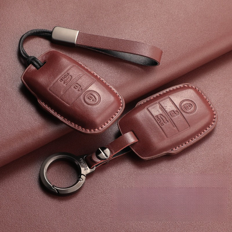 Kia K3 K5 Sportage Sorento Leather Key Case（#KA347）
