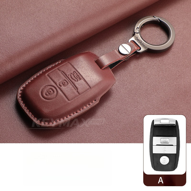 Kia K3 K5 Sportage Sorento Leather Key Case（#KA347）