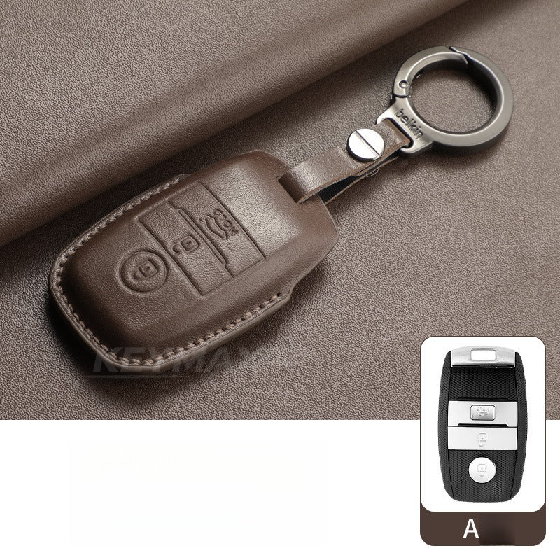 Kia K3 K5 Sportage Sorento Leather Key Case（#KA347）