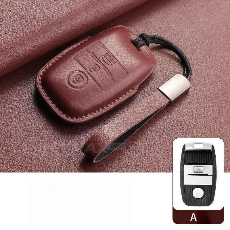 Kia K3 K5 Sportage Sorento Leather Key Case（#KA347）