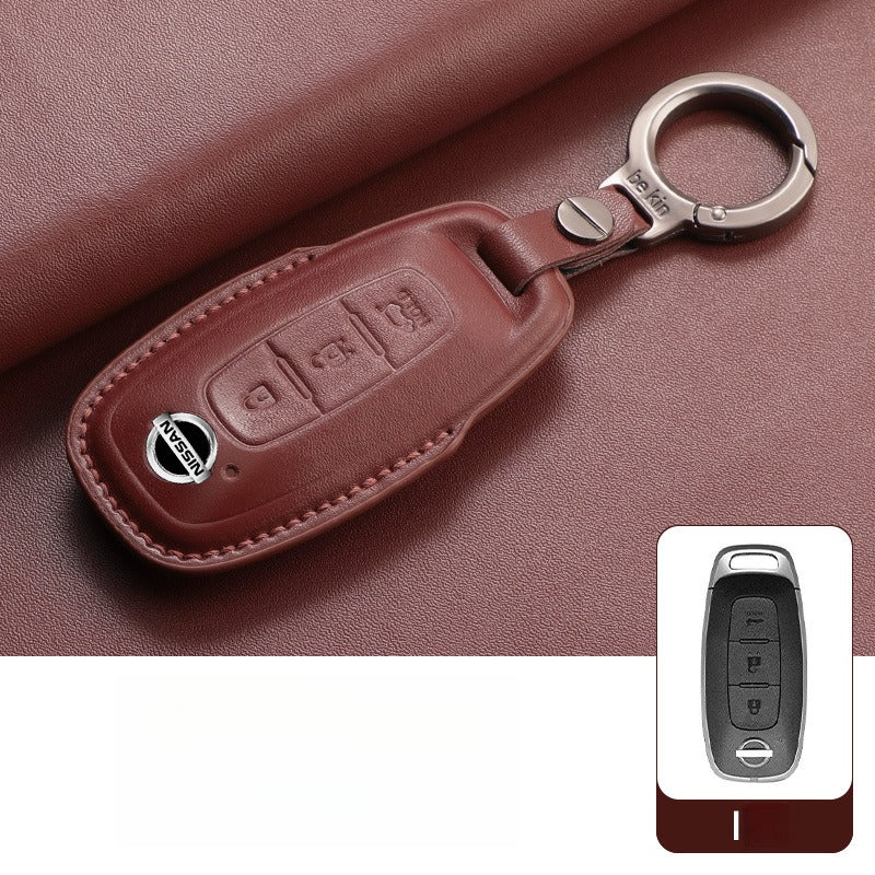 Nissan Altima Sylphy X-Trail Leather Key Case（#NI350）