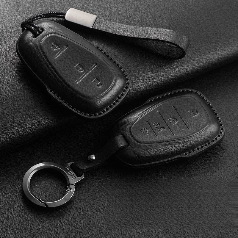 Chevrolet Malibu Cruze Tracker Leather Key Case(#CH352)