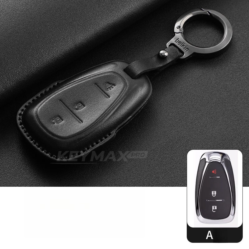 Chevrolet Malibu Cruze Tracker Leather Key Case(#CH352)