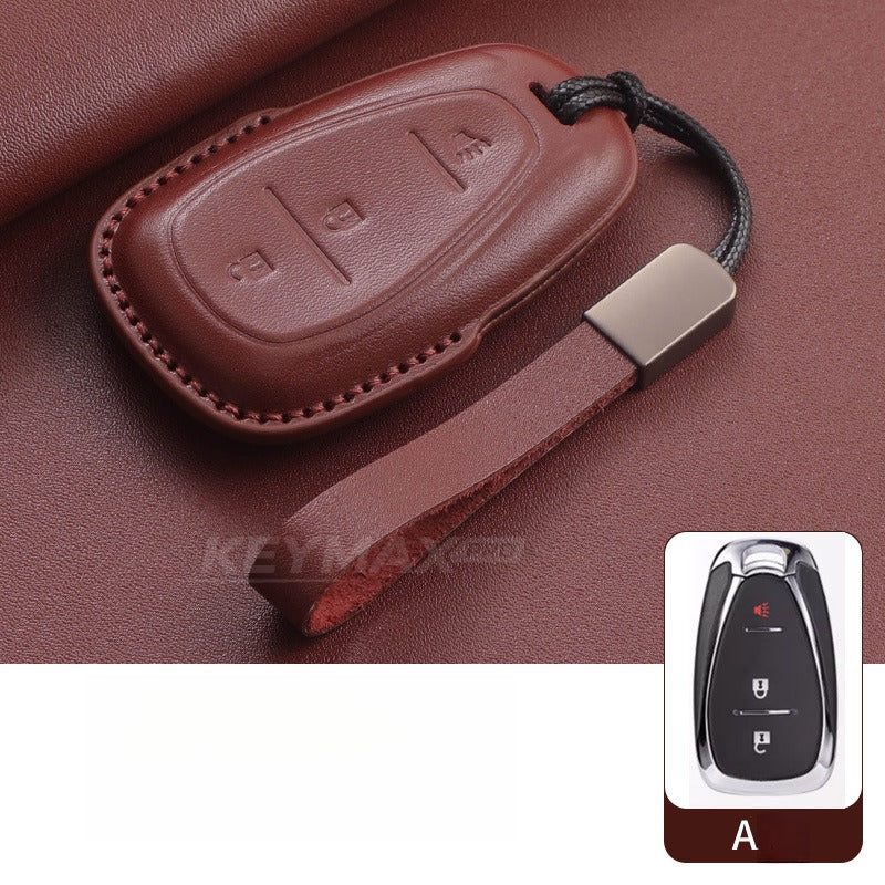 Chevrolet Malibu Cruze Tracker Leather Key Case(#CH352)
