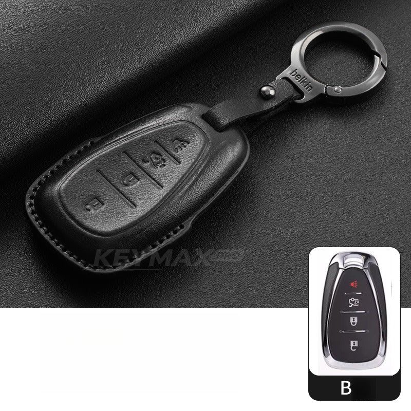 Chevrolet Malibu Cruze Tracker Leather Key Case(#CH352)