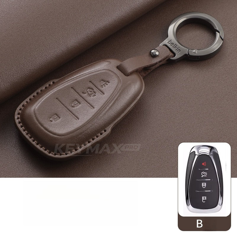 Chevrolet Malibu Cruze Tracker Leather Key Case(#CH352)