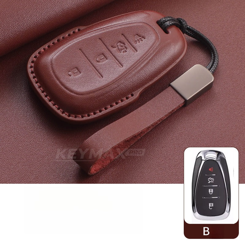 Chevrolet Malibu Cruze Tracker Leather Key Case(#CH352)
