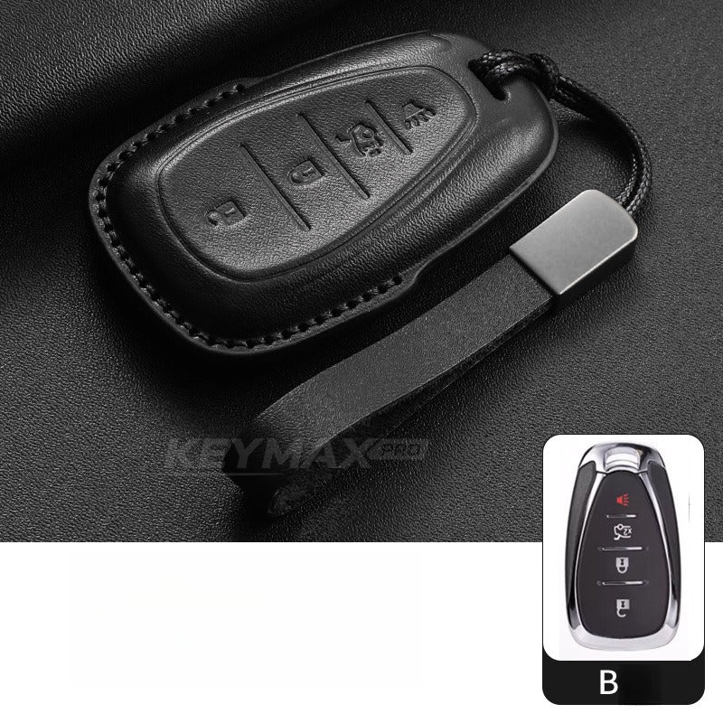 Chevrolet Malibu Cruze Tracker Leather Key Case(#CH352)