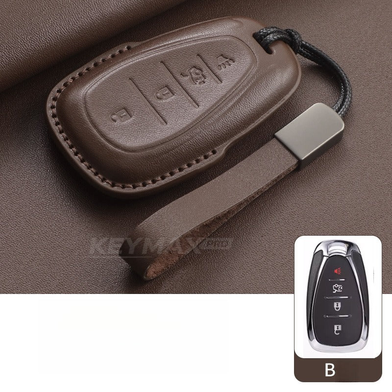 Chevrolet Malibu Cruze Tracker Leather Key Case(#CH352)