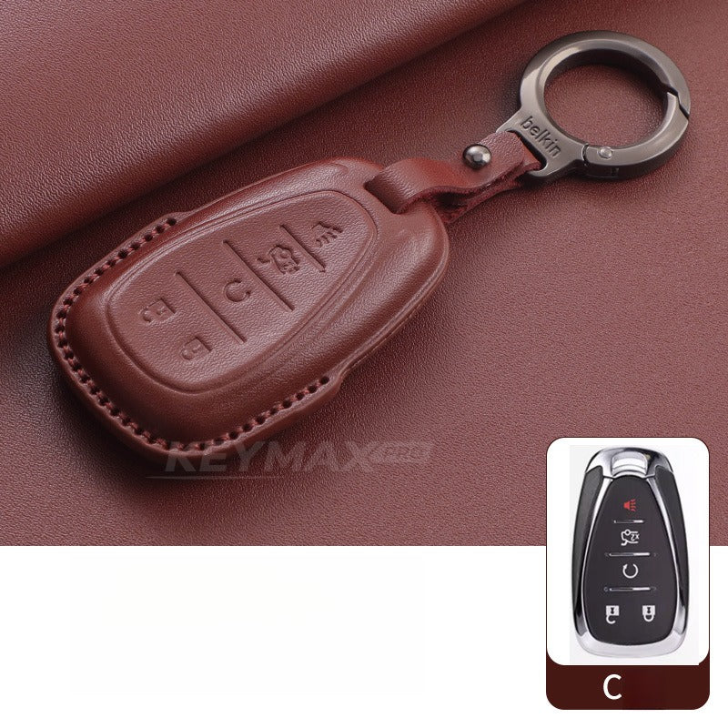 Chevrolet Malibu Cruze Tracker Leather Key Case(#CH352)