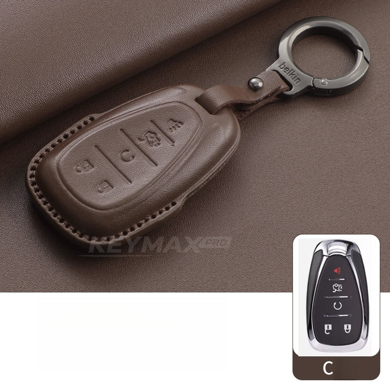 Chevrolet Malibu Cruze Tracker Leather Key Case(#CH352)