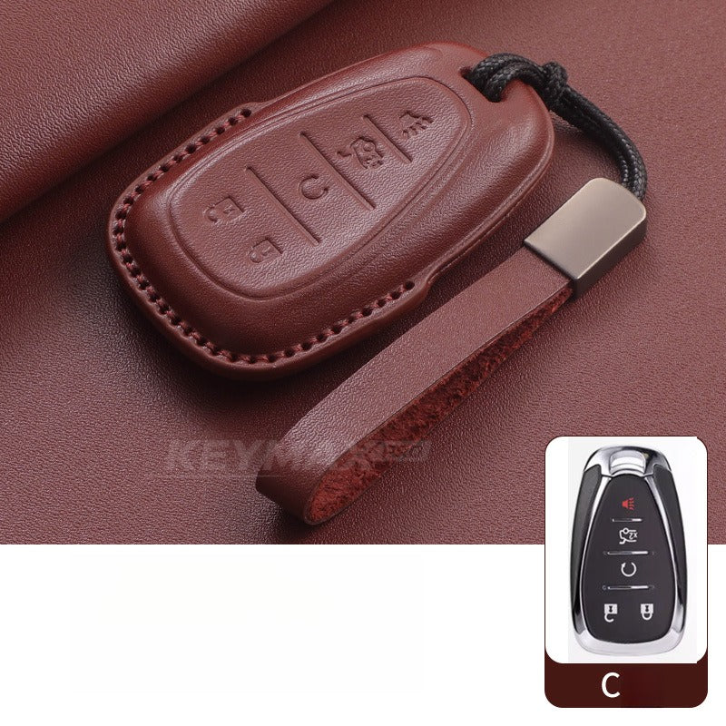 Chevrolet Malibu Cruze Tracker Leather Key Case(#CH352)