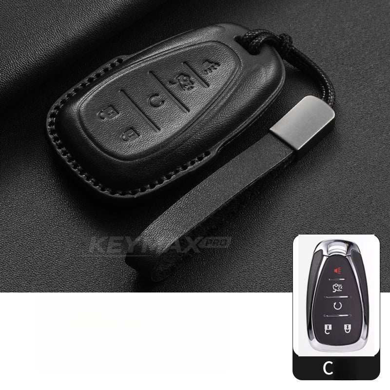 Chevrolet Malibu Cruze Tracker Leather Key Case(#CH352)