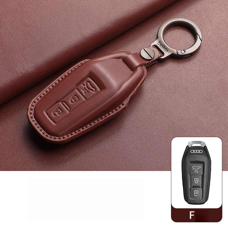 Audi A5L Q5L Handmade Leather Key Case(#AU358)