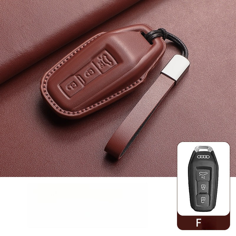 Audi A5L Q5L Handmade Leather Key Case(#AU358)