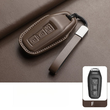 Audi A5L Q5L Handmade Leather Key Case(#AU358)