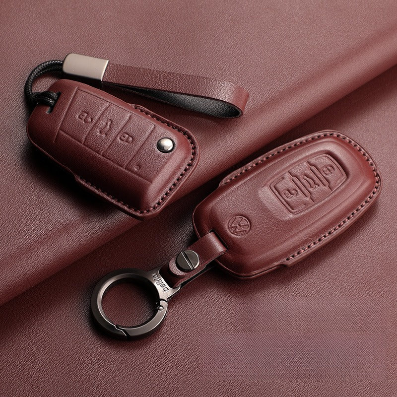 VW Passat B7 Magotan Leather Key Case(#VW365)