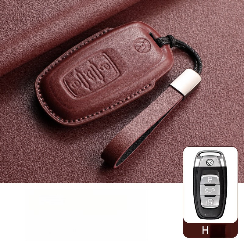 VW Passat B7 Magotan Leather Key Case(#VW365)