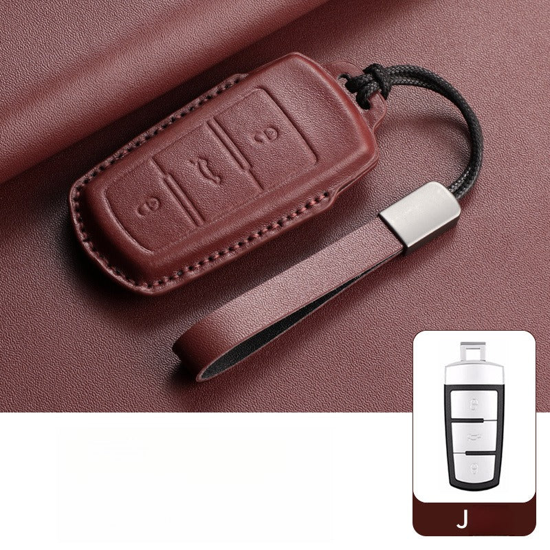 VW Passat B7 Magotan Leather Key Case(#VW365)