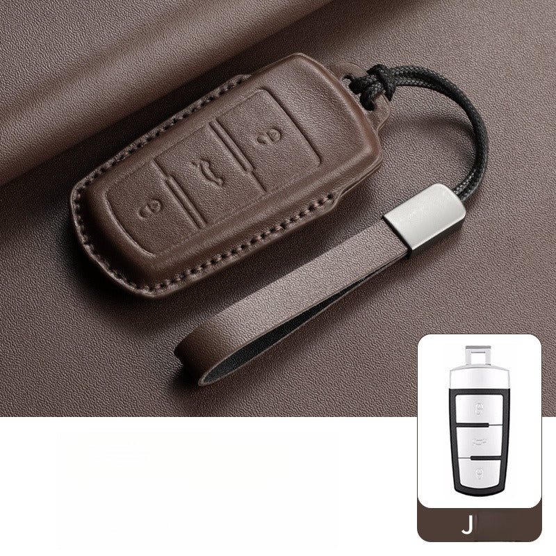VW Passat B7 Magotan Leather Key Case(#VW365)
