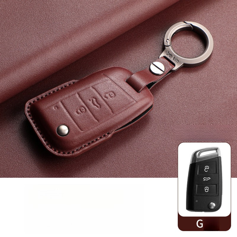 VW Passat B7 Magotan Leather Key Case(#VW365)