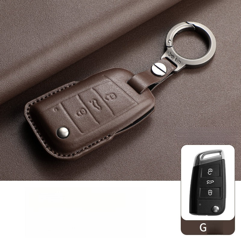 VW Passat B7 Magotan Leather Key Case(#VW365)