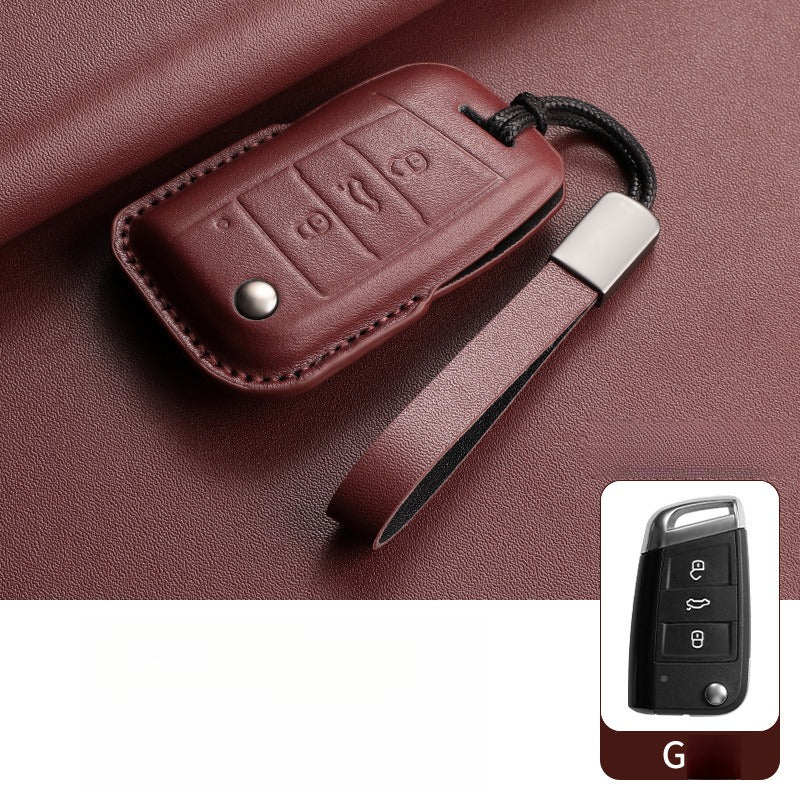 VW Passat B7 Magotan Leather Key Case(#VW365)