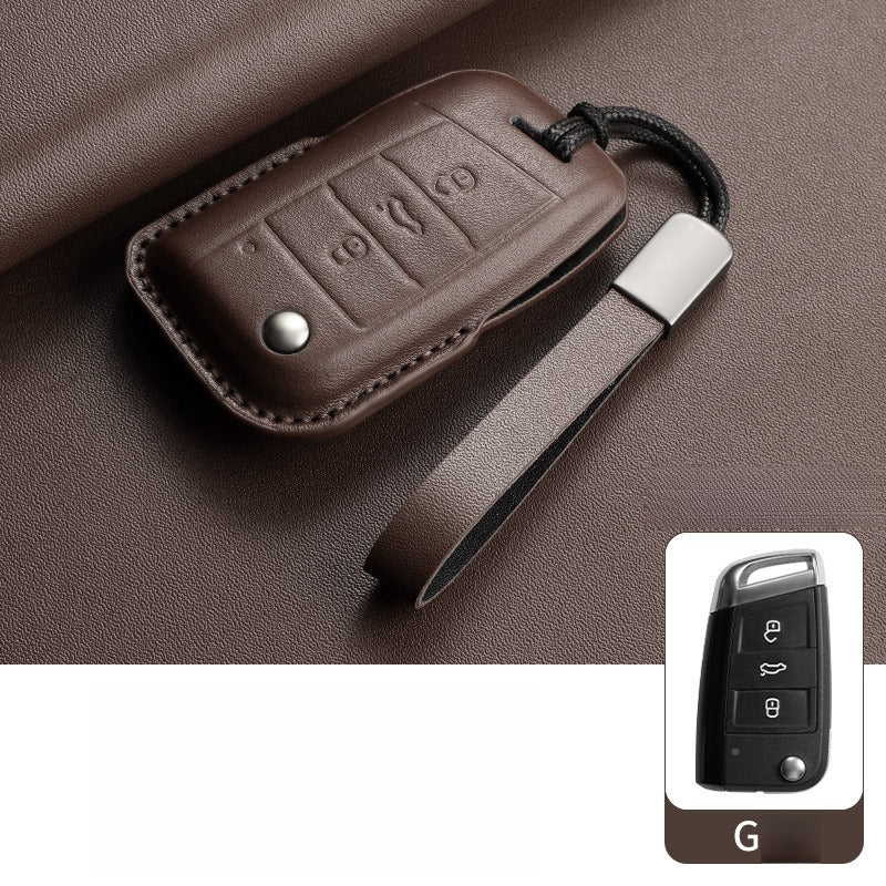 VW Passat B7 Magotan Leather Key Case(#VW365)