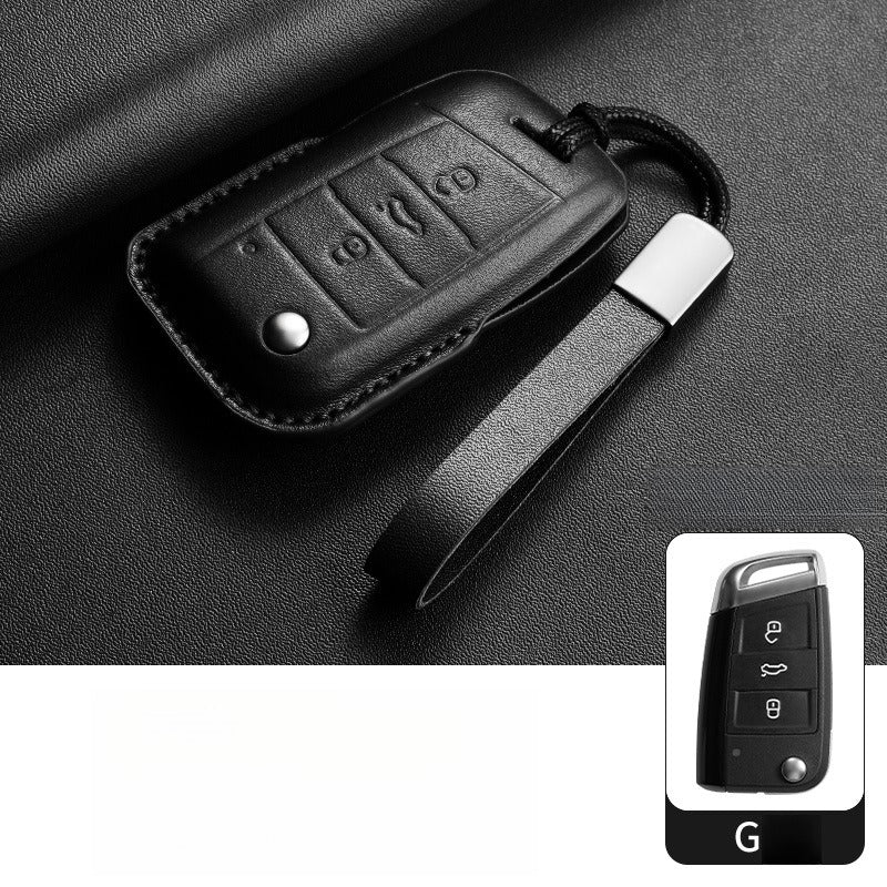 VW Passat B7 Magotan Leather Key Case(#VW365)