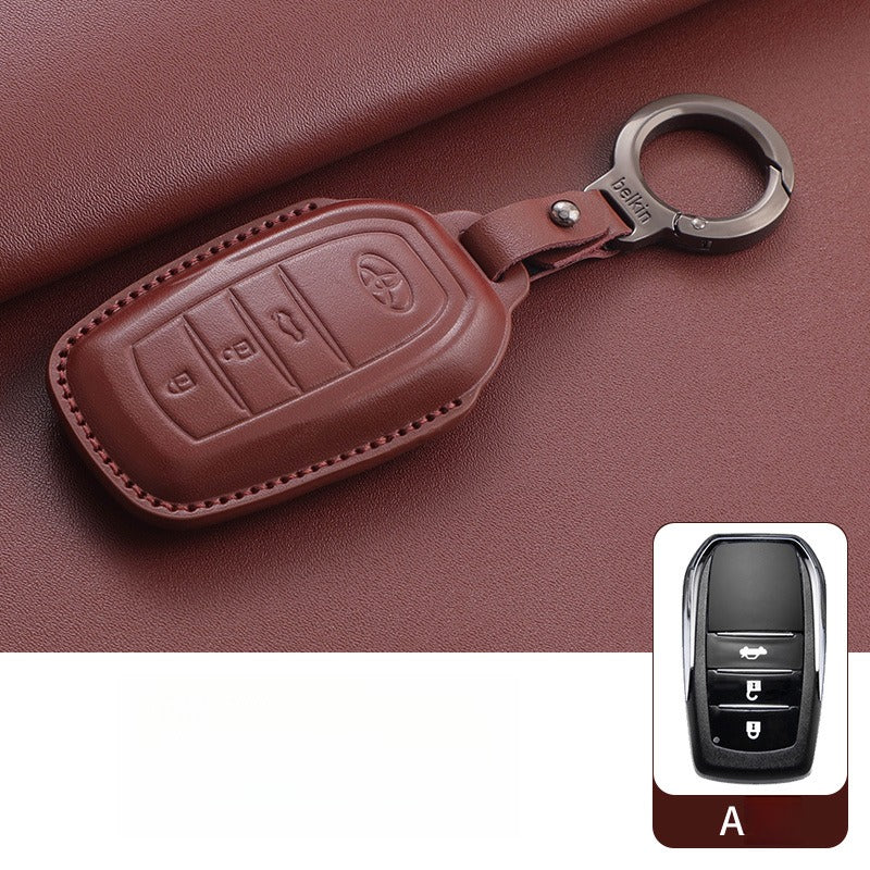 Toyota Camry Corolla Prado Leather Key Case(#TO375)