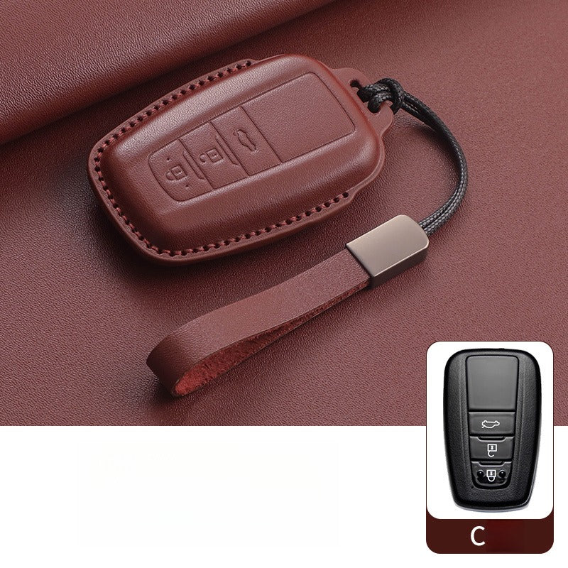 Toyota Camry Corolla Prado Leather Key Case(#TO375)