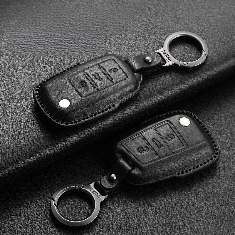 VW Passat Tiguan Tayron Leather Key Case(#VW379)