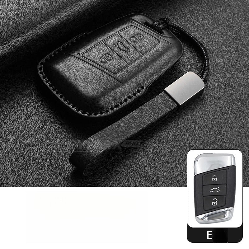 VW Passat Tiguan Tayron Leather Key Case(#VW379)