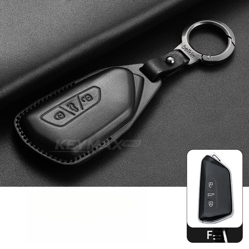 VW Passat Tiguan Tayron Leather Key Case(#VW379)