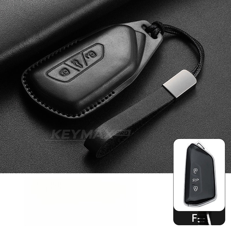 VW Passat Tiguan Tayron Leather Key Case(#VW379)
