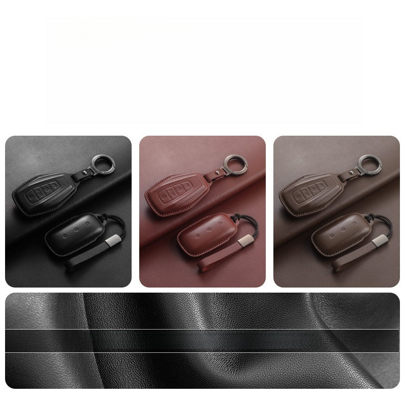 Geely Preface Monjaro Coolray Leather Key Case(#GE388)