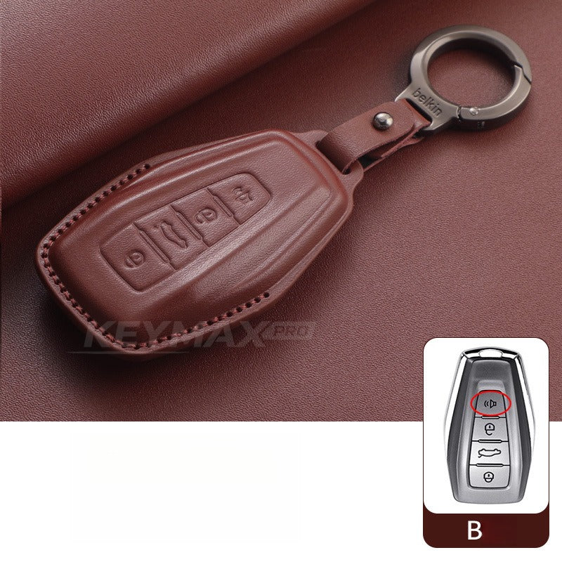 Geely Preface Monjaro Coolray Leather Key Case(#GE388)