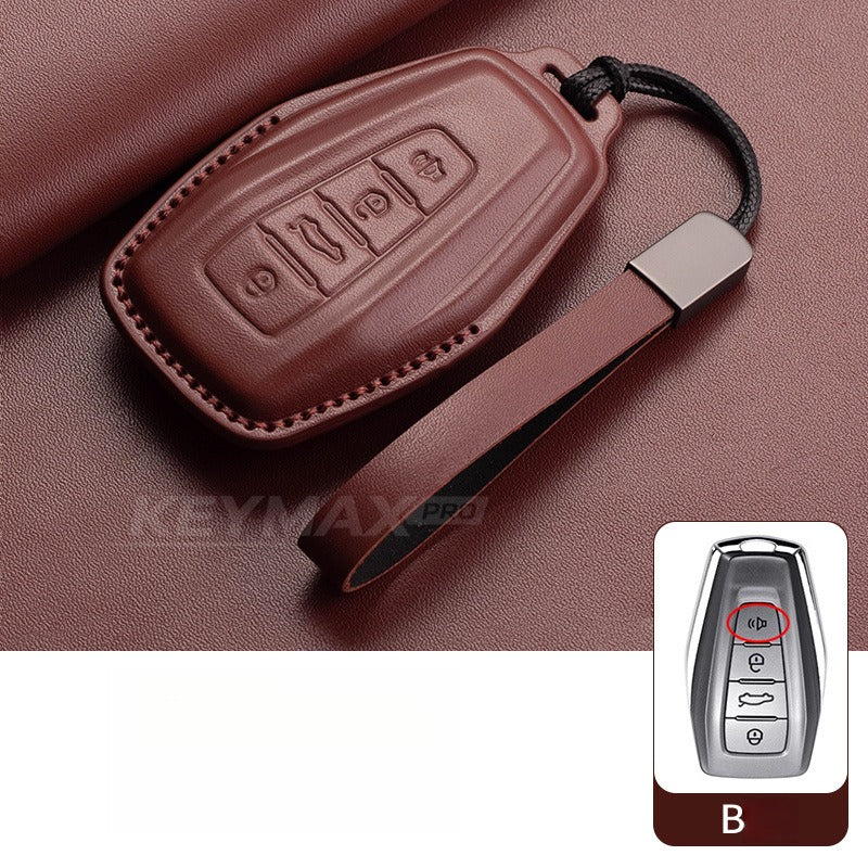 Geely Preface Monjaro Coolray Leather Key Case(#GE388)