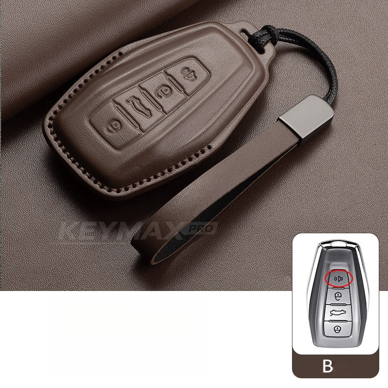 Geely Preface Monjaro Coolray Leather Key Case(#GE388)